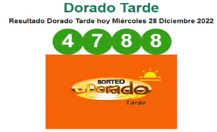 Lotería Dorado Tarde