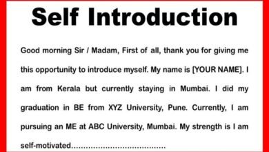 self introduction in english for job interview